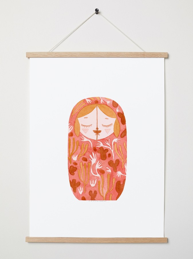 Printable Nesting Doll Poster | Gabija