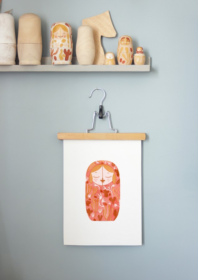 Printable Nesting Doll Poster | Gabija