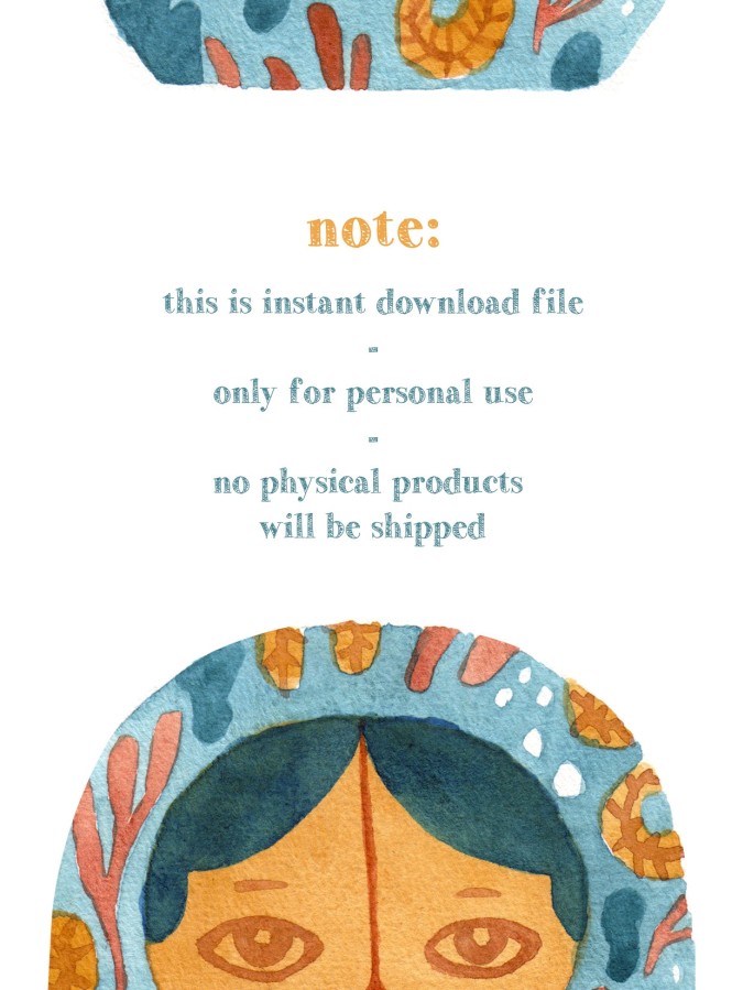 Printable Nesting Doll Poster | Gabija